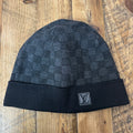Louis Vuitton Damier Graphite Initiales Beanie W/ Box