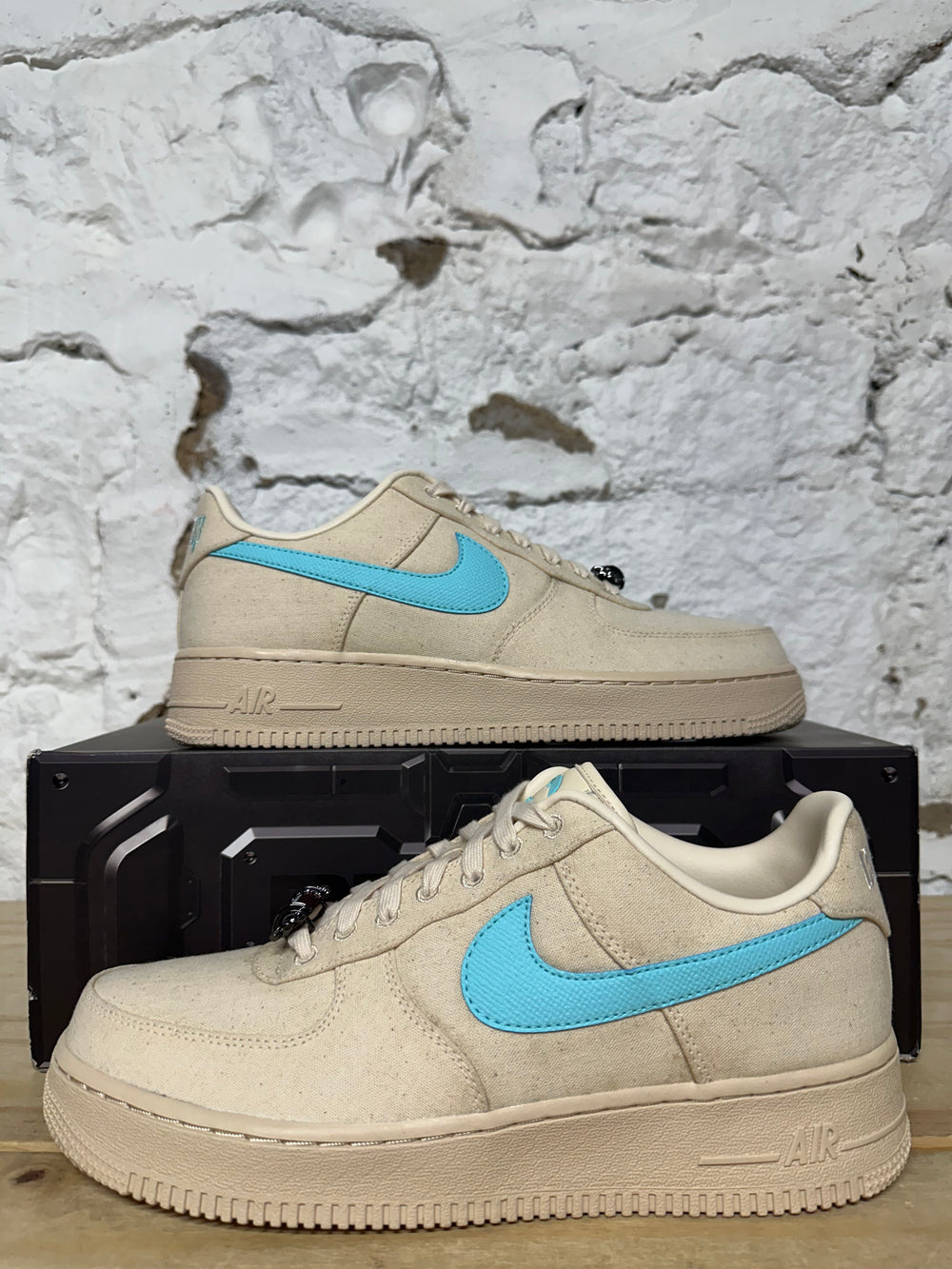 Nike Air Force 1 Low RTFKT Clone x Human White Sz 9 DS