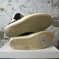 Rick Owens Jumbo Lace Geobasket Black Milk Sneaker Sz 9 (42)