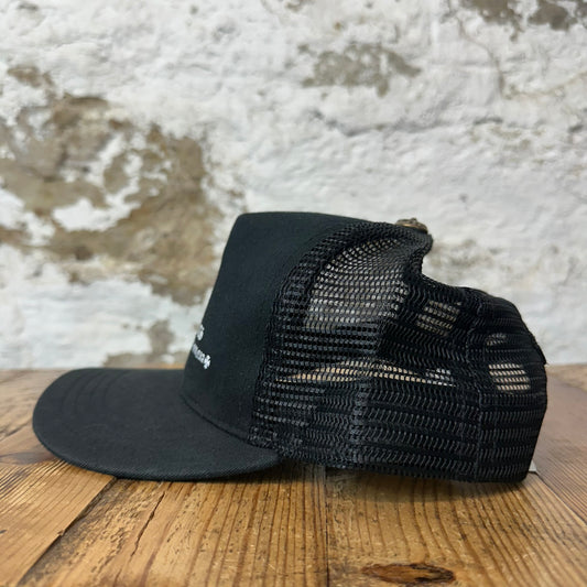 Chrome Hearts Printed Cross Black Trucker Hat