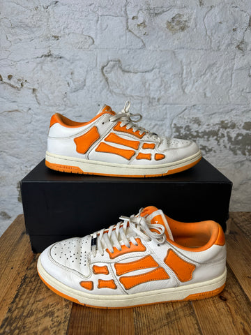 Amiri Orange Skeleton Cream Low Sneaker Sz 10 (43)
