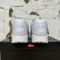 Nike Air Max 1 87 Supreme Triple White Sz 10.5 DS