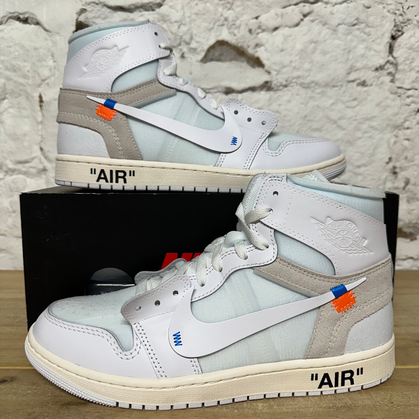 Air Jordan 1 High Virgil Abloh Archive Alaska Sz 10