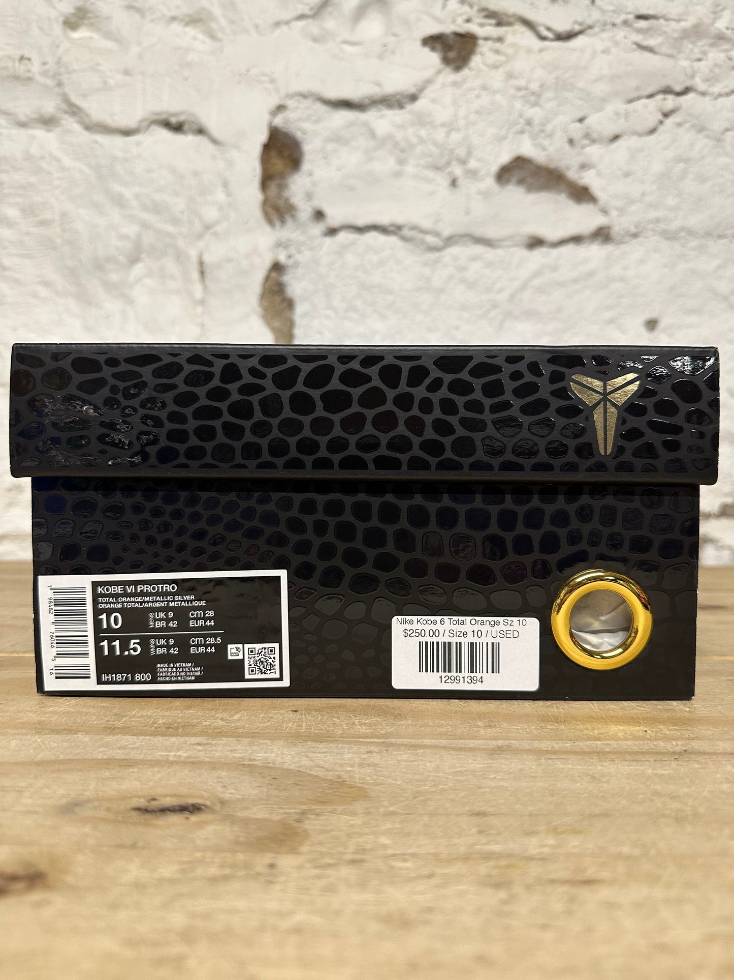 Nike Kobe 6 Protro Total Orange Sz 10