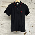 Burberry Monogram Black Polo Sz S