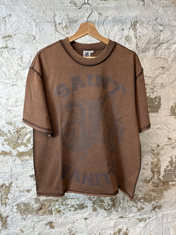 Saint Vanity Griffin Brown T-shirt