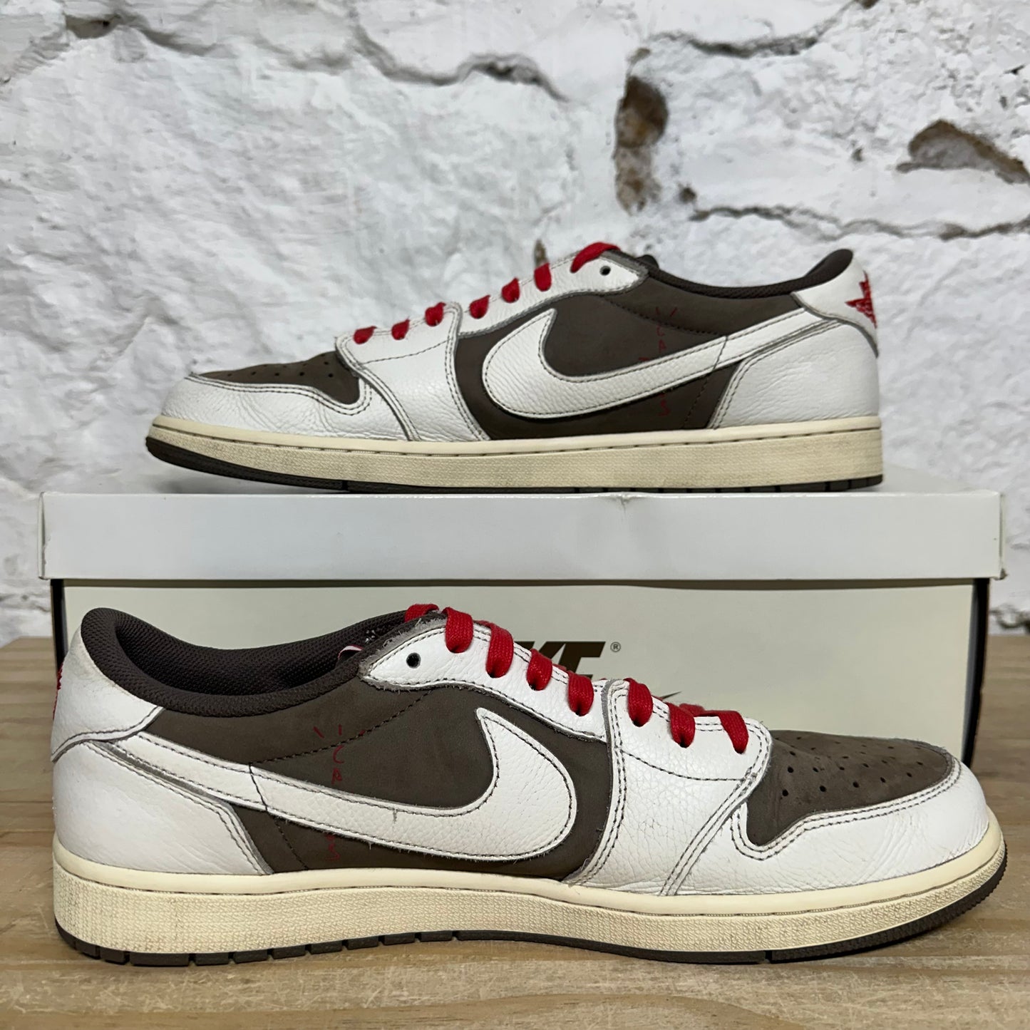 Air Jordan 1 High Travis Scott Reverse Mocha Sz 14