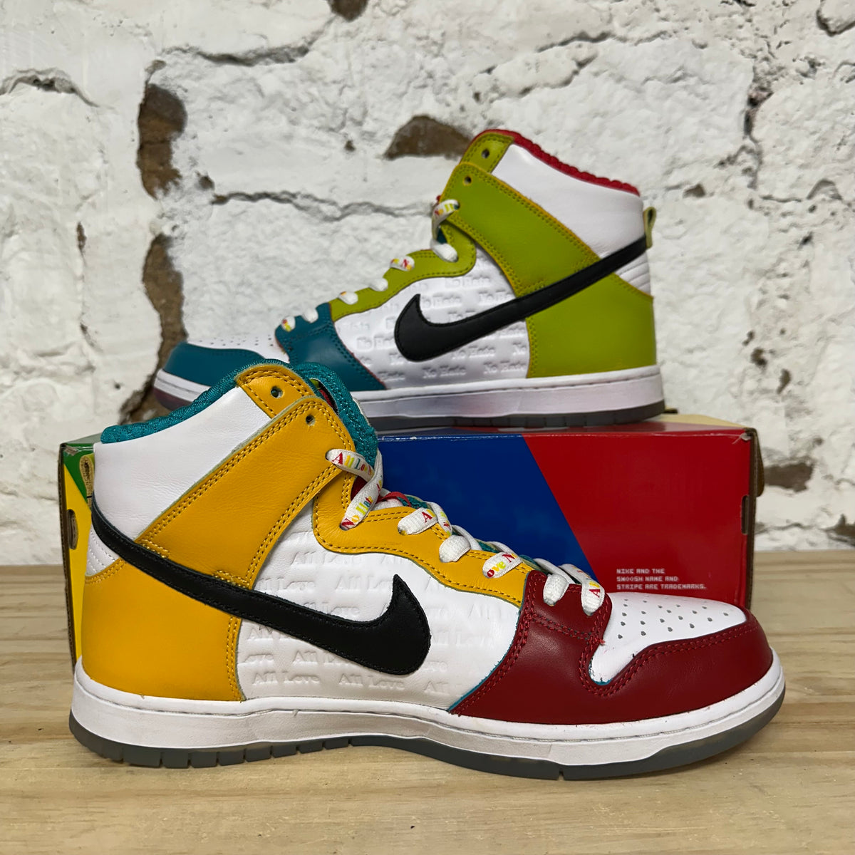 Nike SB Dunk High FroSkate All Love Sz 11