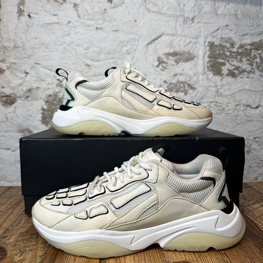 Amiri Cream Black White Bone Runner Sneaker Sz 12 (45)