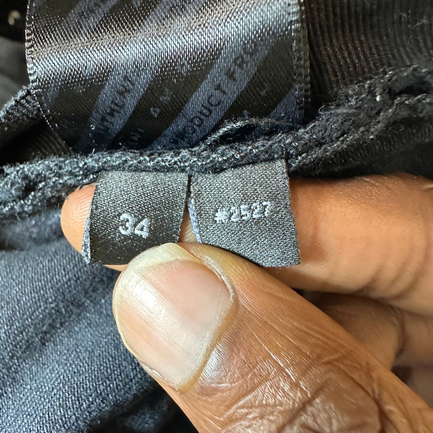 Amiri MX1 Cracked Blue Black Denim Jeans Sz 34