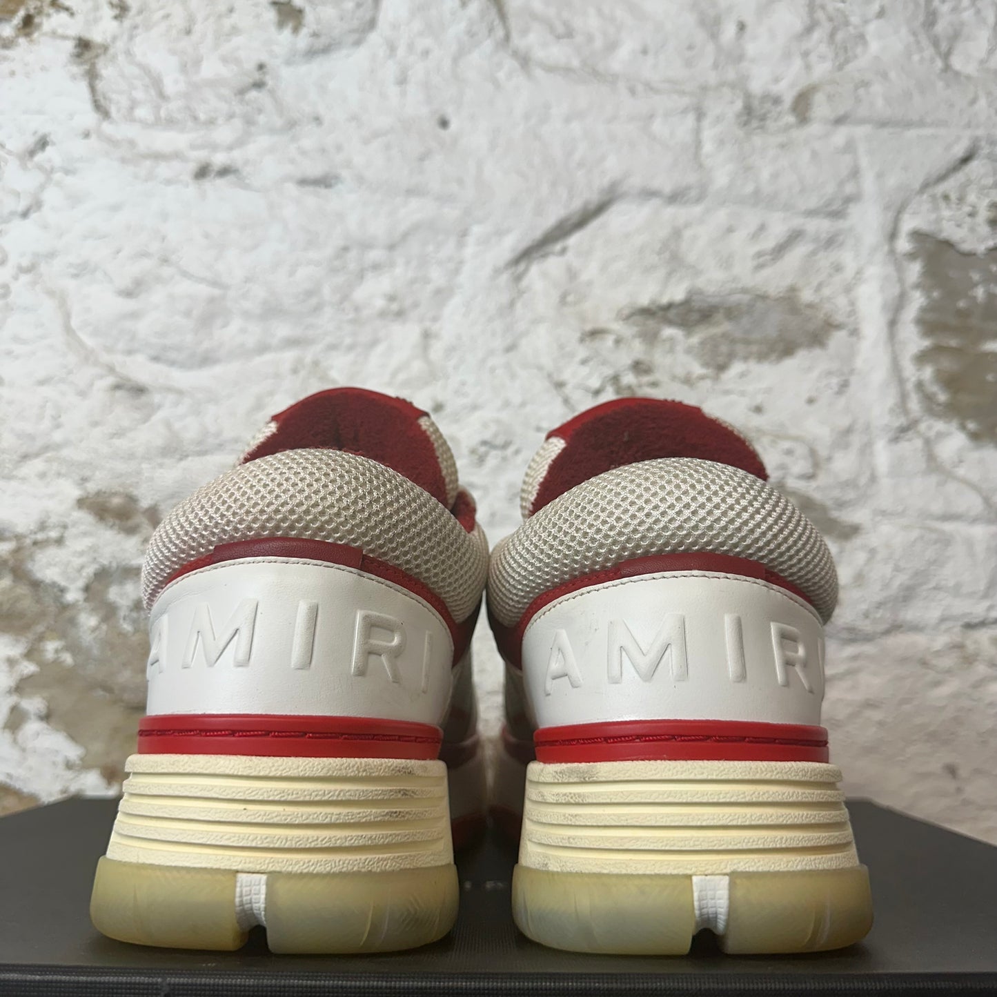 Amiri MA-1 Red White Cream Sneaker Sz 11 (44)