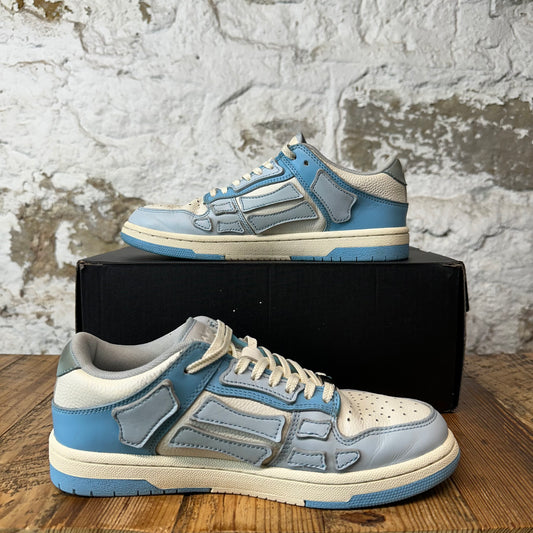 Amiri Light Blue Skeleton White Cream Sneaker Sz 6 (38)