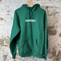 Supreme White Motion Logo Green Hoodie Sz M