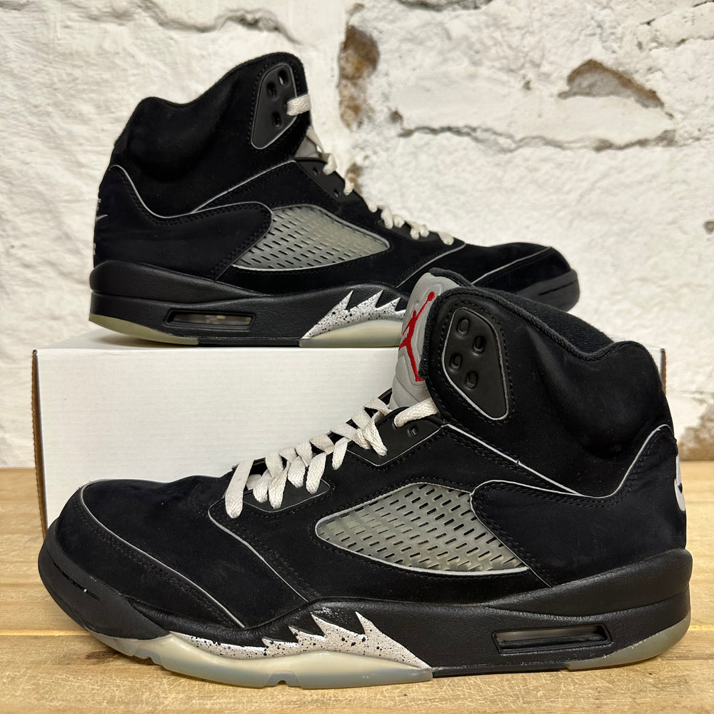 Air Jordan 5 Black Metallic Sz 11.5