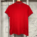 Moncler Small Logo Red Polo Sz S