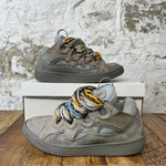 Lanvin Curb Multicolor Lace Gray Sneaker Sz 7 (40) No Box