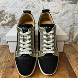 Christian Louboutin Green Black Low Sneaker Sz 11 (44) No Box