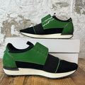 Balenciaga Crossection Green Patent Black White Sneaker Sz 10 (43)