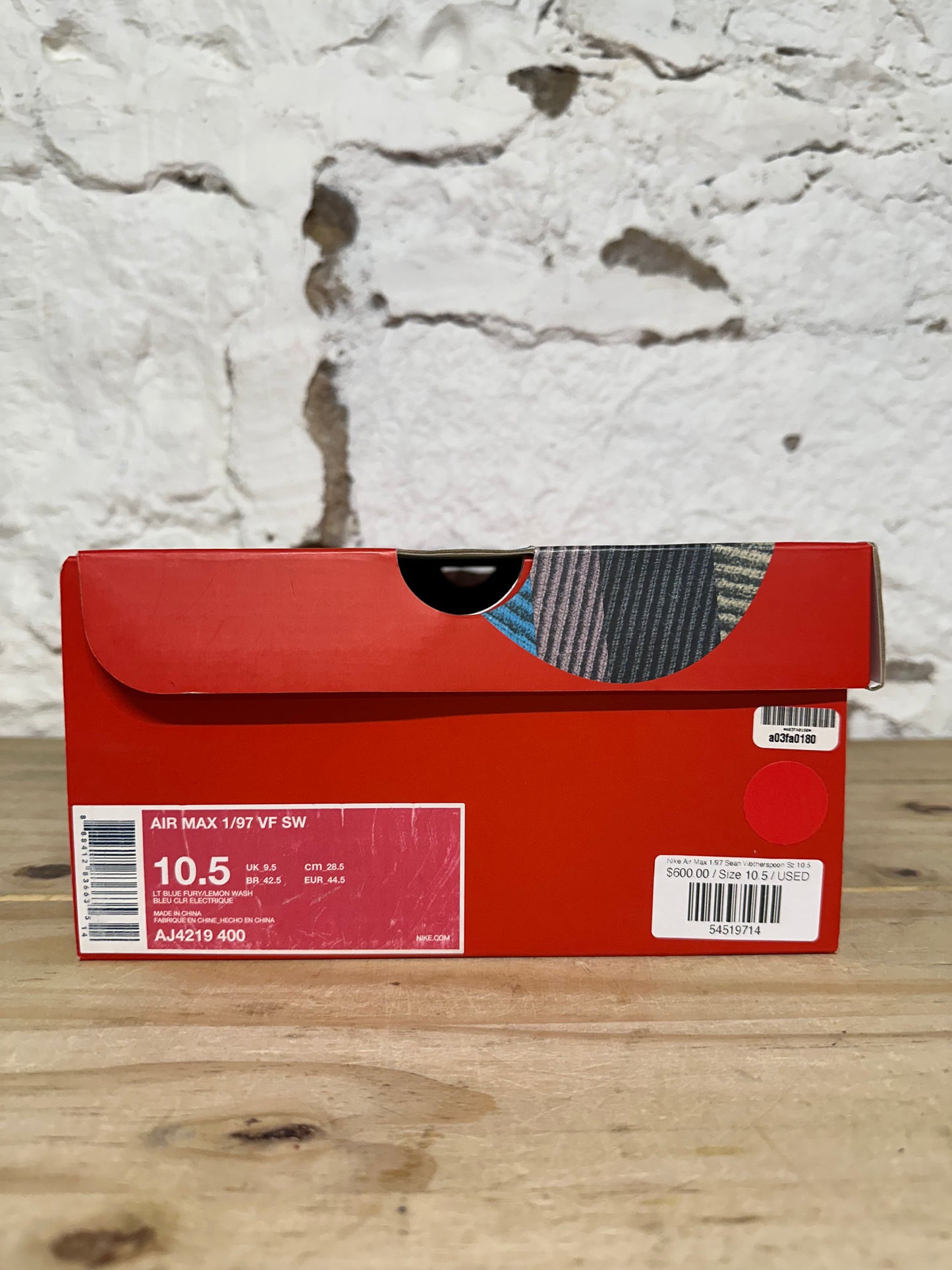 Nike Air Max 1/97 Sean Wotherspoon Sz 10.5