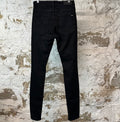 Amiri Knee Rip Plain Black Denim Jeans Sz 32