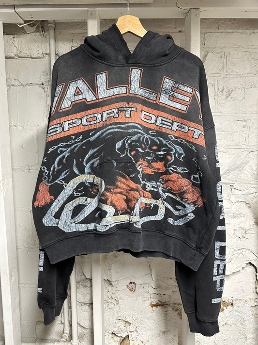 Vale Sports Bulldog Black Hoodie Sz XL