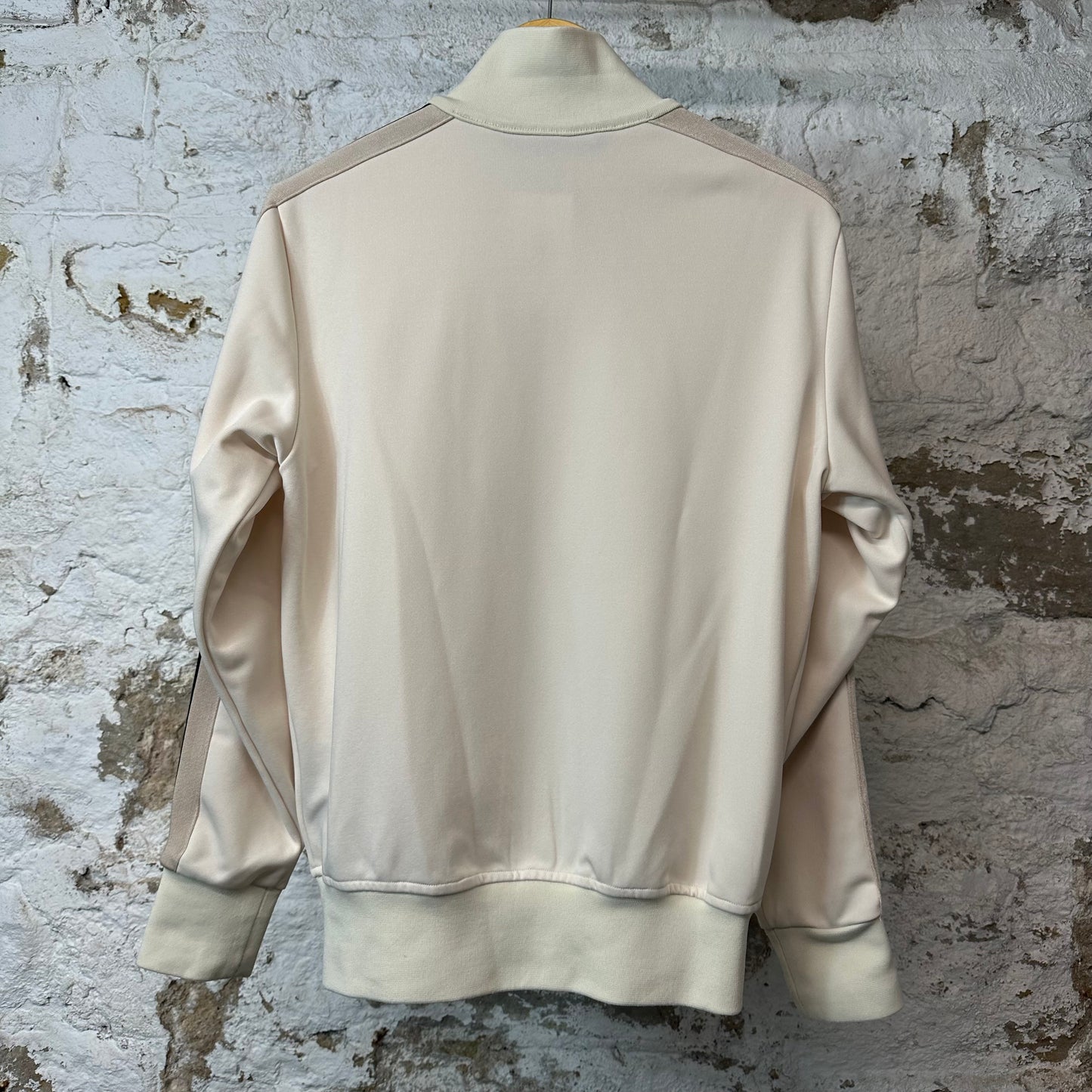 Palm Angels Beige Cream Track Jacket Sz M