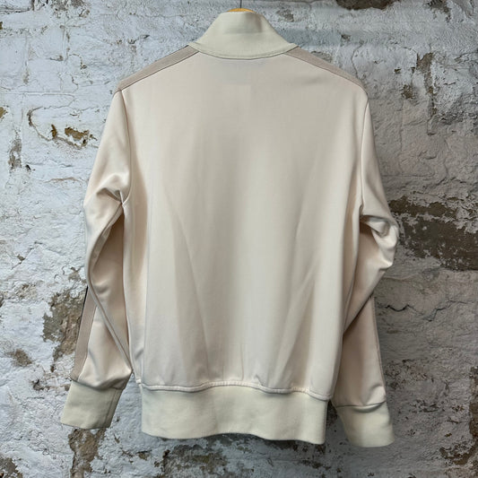 Palm Angels Beige Cream Track Jacket Sz M