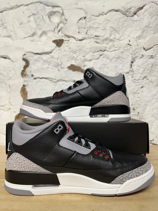 Air Jordan 3 Black Cement Sz 12