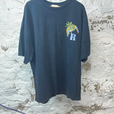 Rhude Palm Tree T-shirt Black Sz XXL