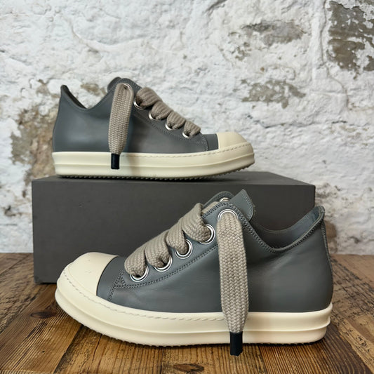 Rick Owens Jumbo Lace Washed Indigo Milk Sneaker Sz 7 (40)