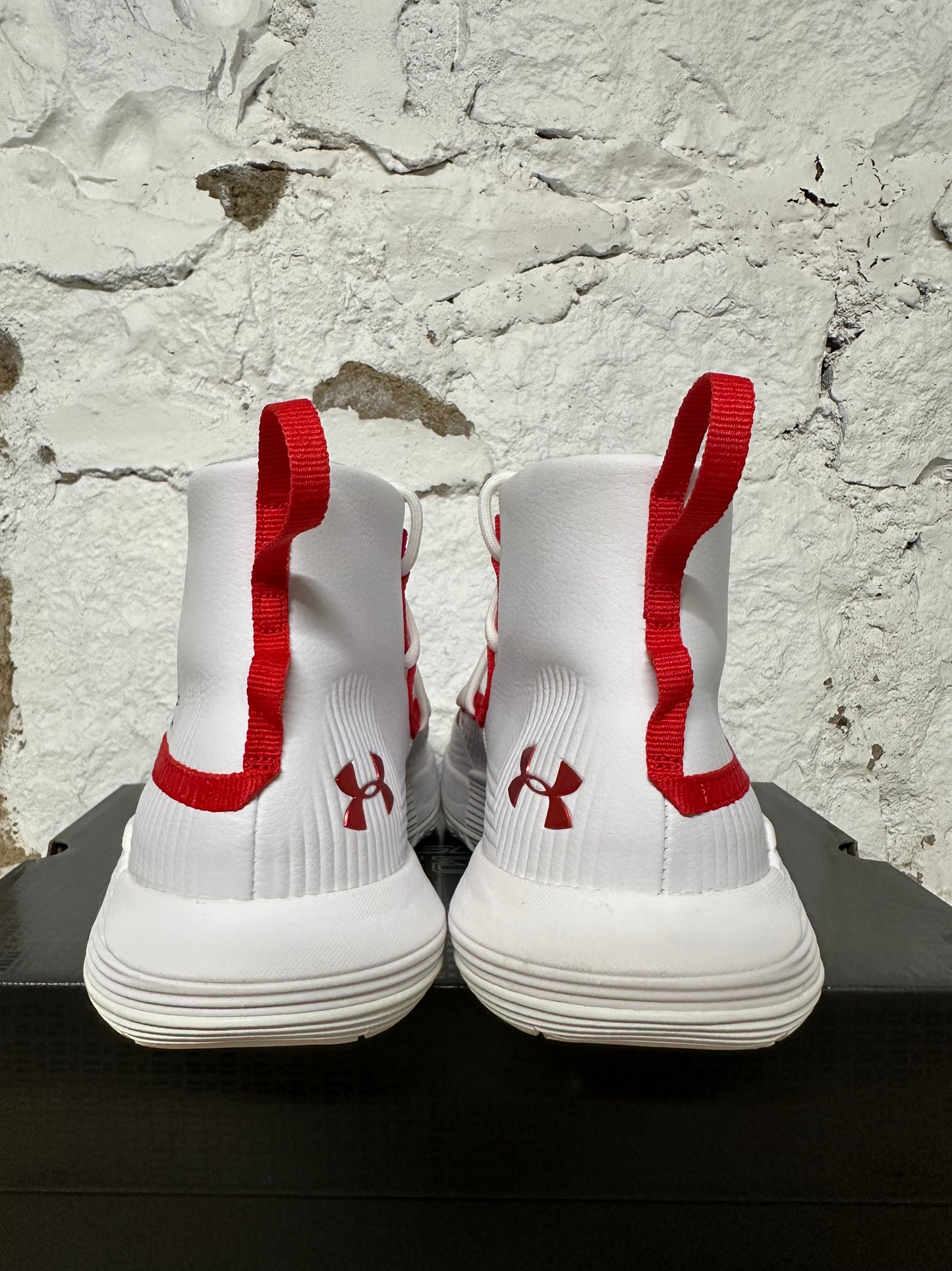 Under Armour Curry 3Zer0 2 White Red Sz 10.5 DS