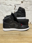 Air Jordan 1 High Black Satin Gym Red Sz 11.5 DS