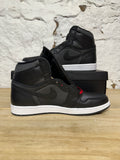 Air Jordan 1 High Black Satin Gym Red Sz 11.5 DS