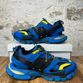 Balenciaga Track Runner Blue Yellow Black LED Sneaker Sz 11 (44)