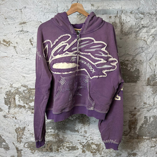 Vale Religion Zip Up Purple Hoodie