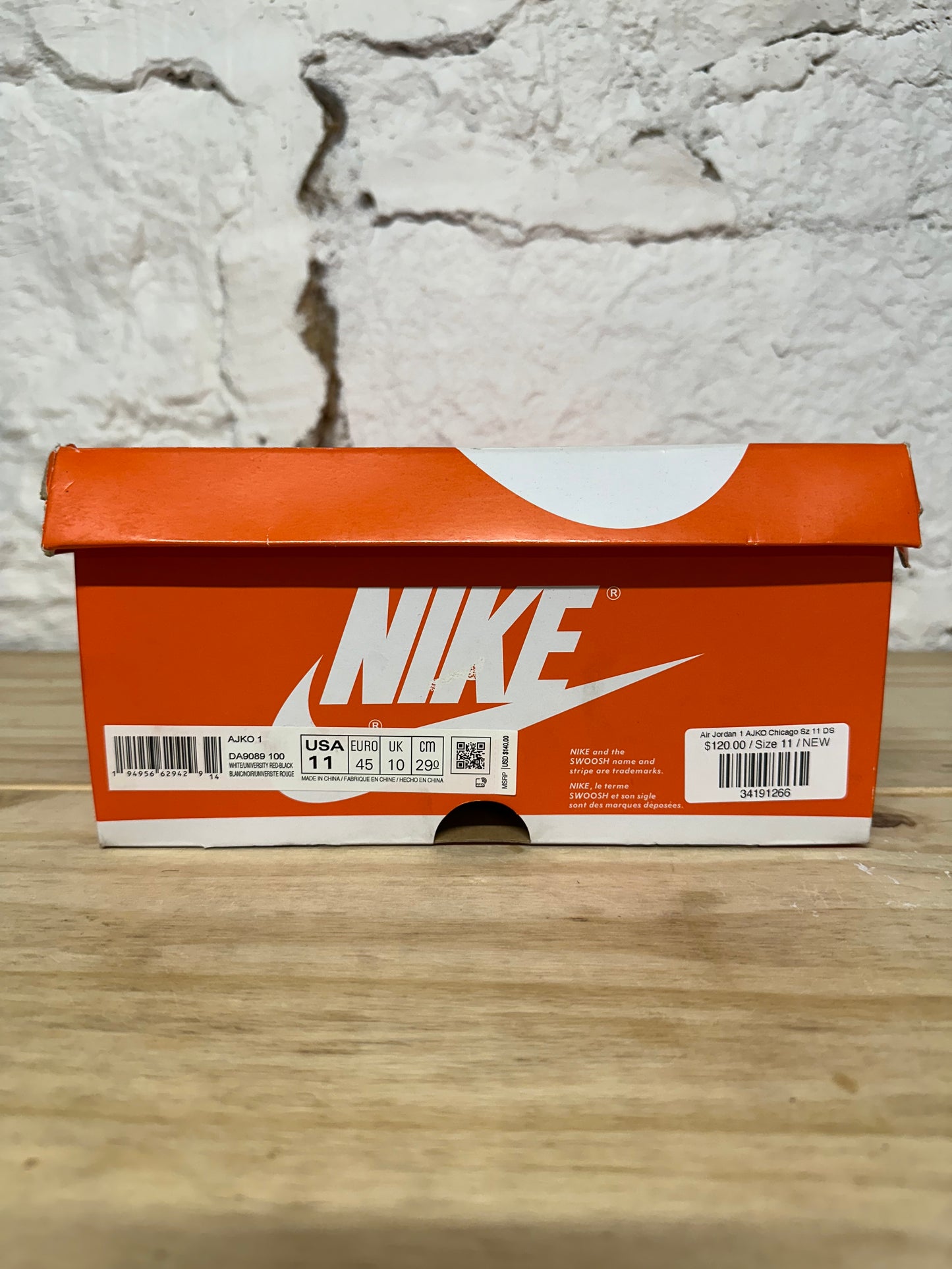 Air Jordan 1 AJKO Chicago Sz 11 DS