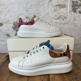 Alexander Mcqueen Multicolor Croc White Sneaker Sz 8 (41)