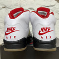 Air Jordan 5 Fire Red Silver Tongue (2020) Sz 10
