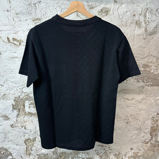 Louis Vuitton Black Damier Split Pocket T-shirt Sz M