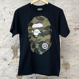 Bape Green Camo Ape Head T-shirt