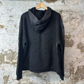 Who Decides War Embroidered Stained Glass Black Hoodie Sz XS