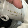 Saint Laurent High SL/01H White Leather Sneaker Sz 11 (44)