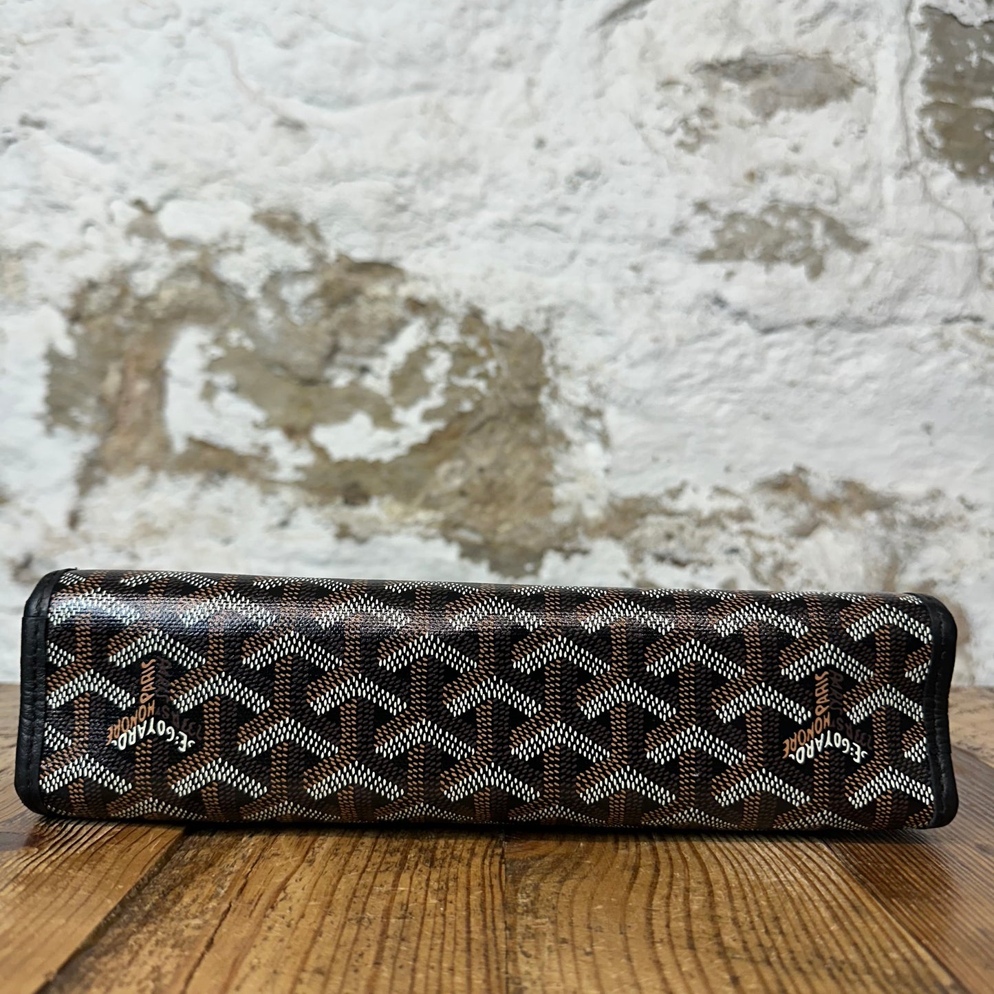 Goyard Jouvence Brown Monogram Black Toiletry Bag