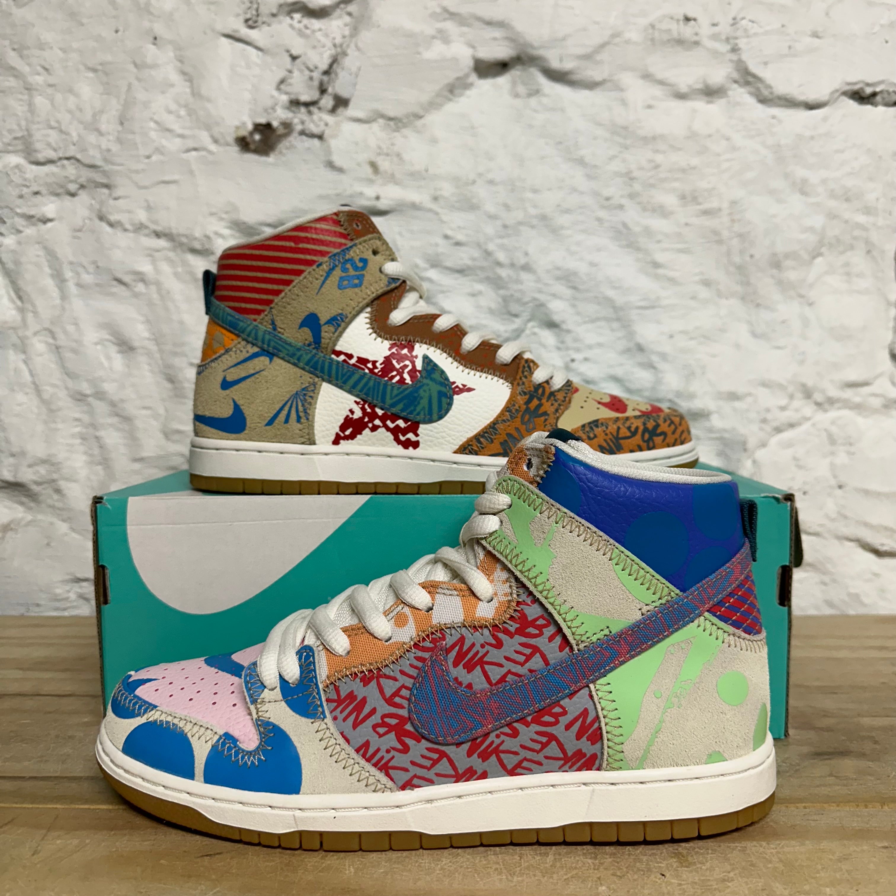 Nike SB Dunk High Thomas Campbell What The Dunk Sz 9 DS