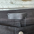 Amiri White Bone Patches Black Denim Jeans Sz 34
