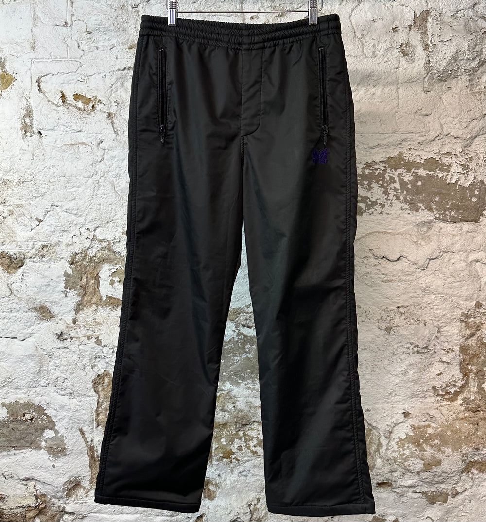 Needles Pinstripe Lounge Nylon Pants Black Sz S