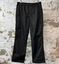 Needles Pinstripe Lounge Nylon Pants Black Sz S