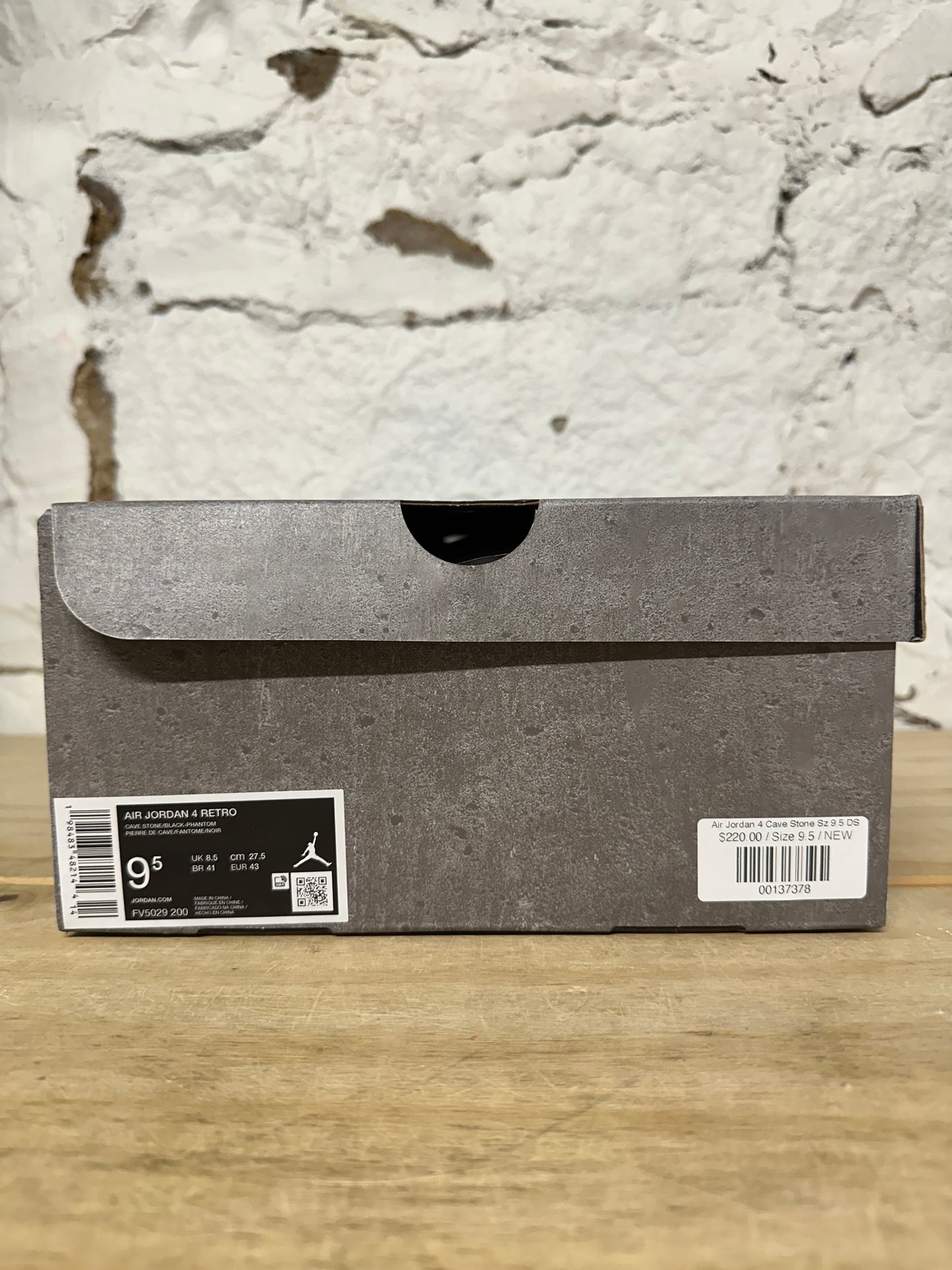 Air Jordan 4 Cave Stone Sz 9.5 DS