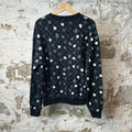 Louis Vuitton Yayoi Polka Dot Monogram Crewneck Black Sz XL