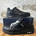 Louis Vuitton Triple Black Trainer Sneaker Sz 11.5 (10LV)